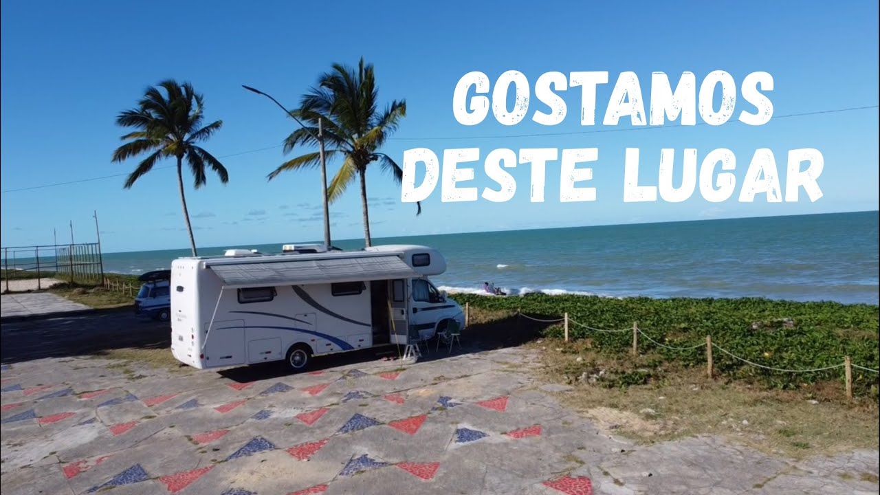 Estacionamento para  Motorhome . Praia de Alcobaça, BA.