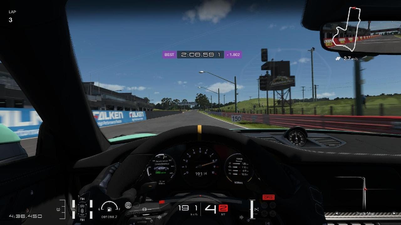 GT7 - Porsche 911 GT3 RS - Bathurst - Cockpit view