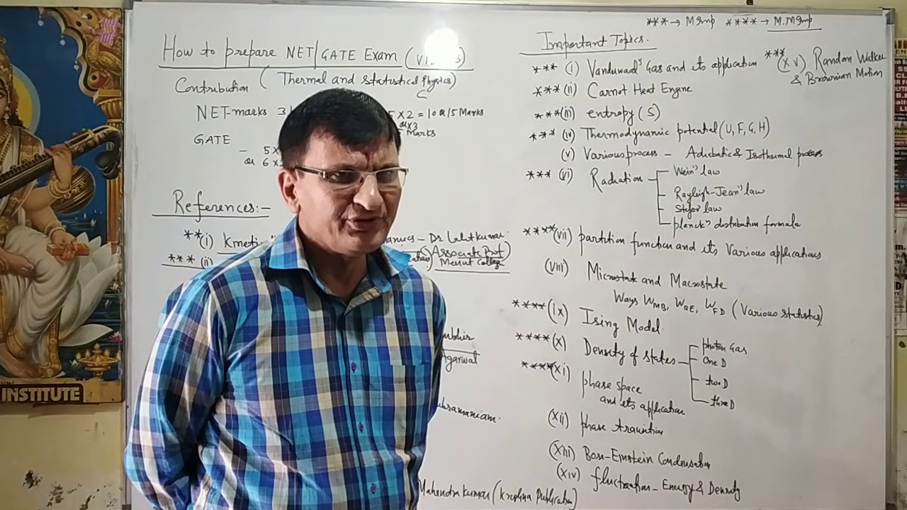 How to prepare NET & GATE Exam (Thermal & Statistical Physics)  video 3