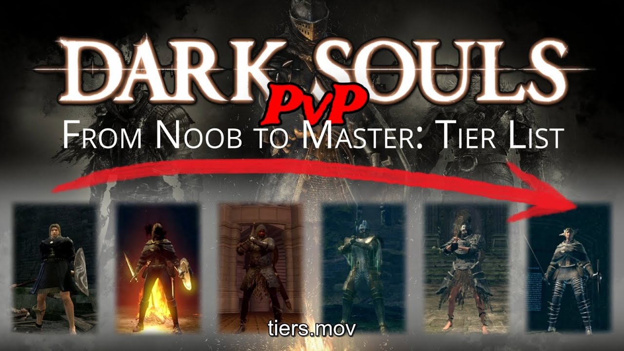 Dark Souls - PvP TIER LIST from NOOB to MASTER