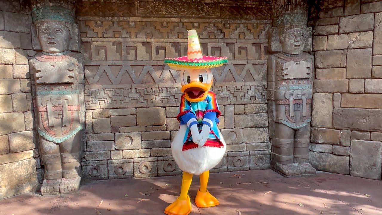 Встречи с Гуфи, Дейзи, Дональдом Даком и Плуто в EPCOT и Disney World.