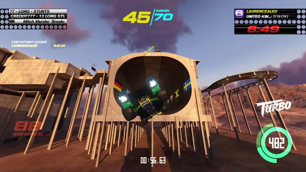 Trackmania Turbo PS4 Stunt Maps 3