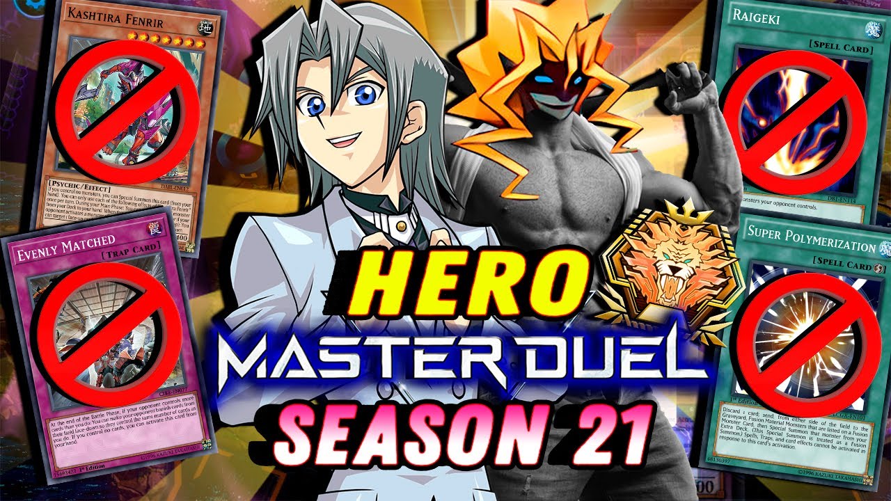 Yu-Gi-Oh! Master Duel - HERO SEASON 21 [ROAD TO MASTER RANK] 🔥
