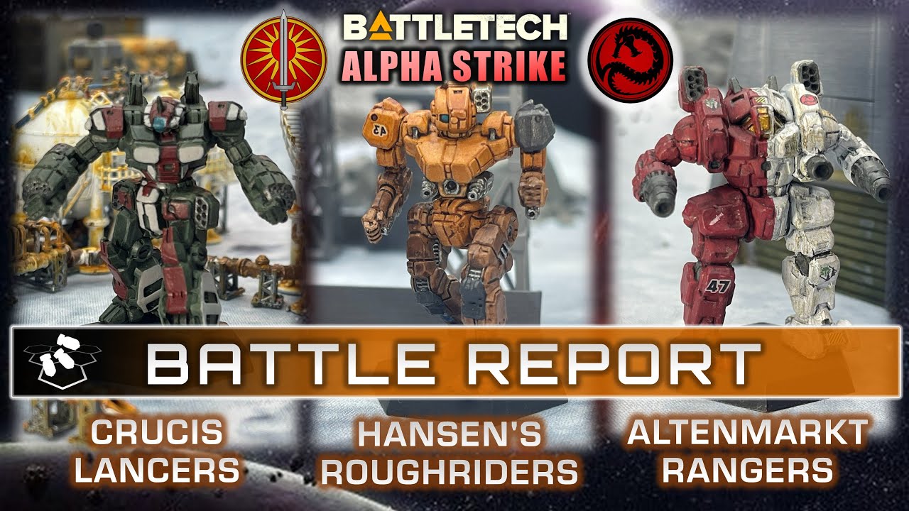 BattleTech Aces! Federate Suns vs Draconis Combine | BattleTech Alpha Strike Battle Report
