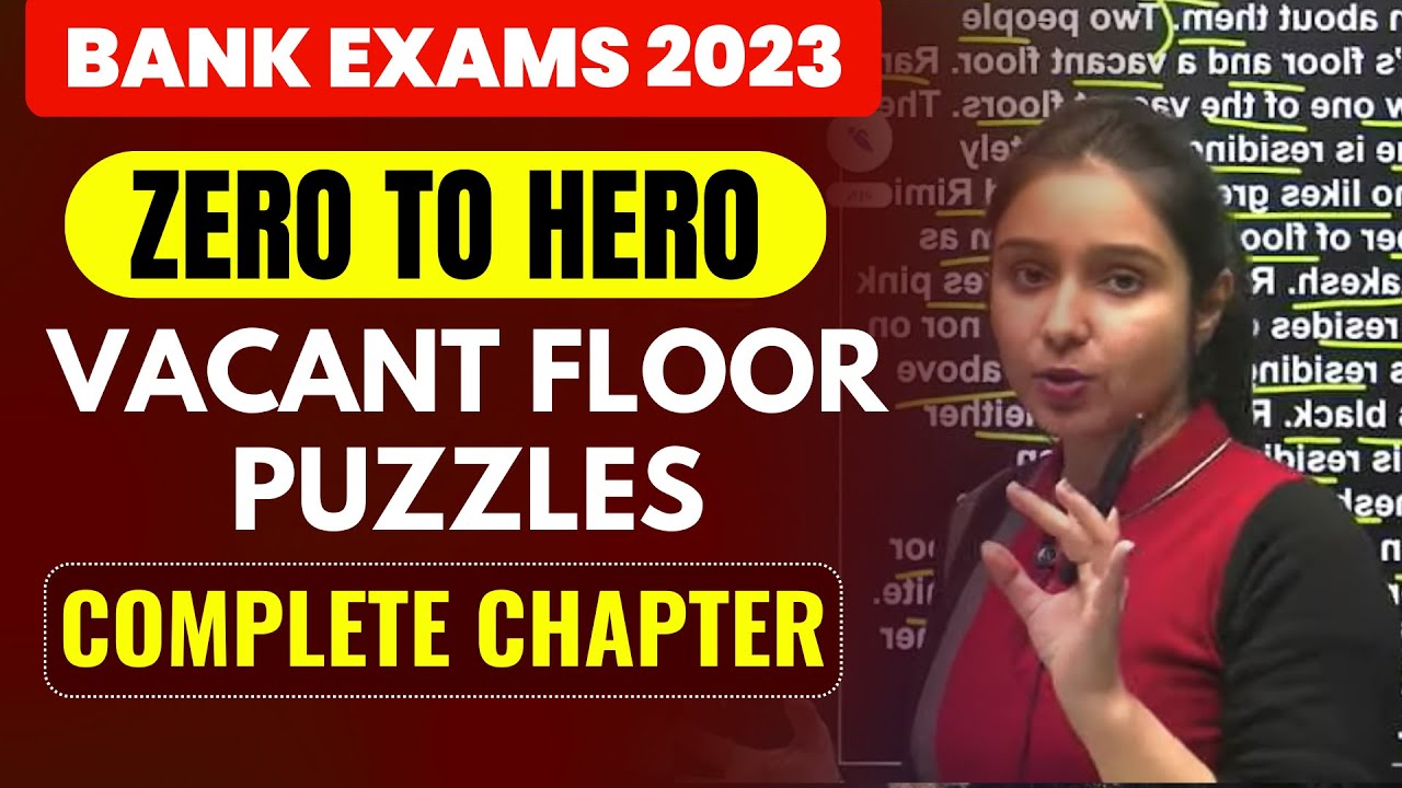 Zero to Hero -Chapter 04 | Vacant Floor Puzzles | Reasoning | Parul Gera