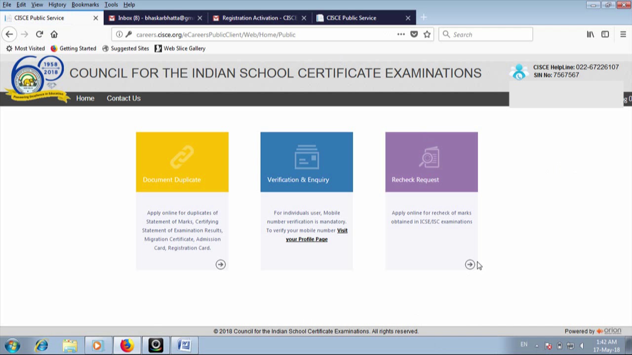 ICSE & ISC RESULT RECHECK