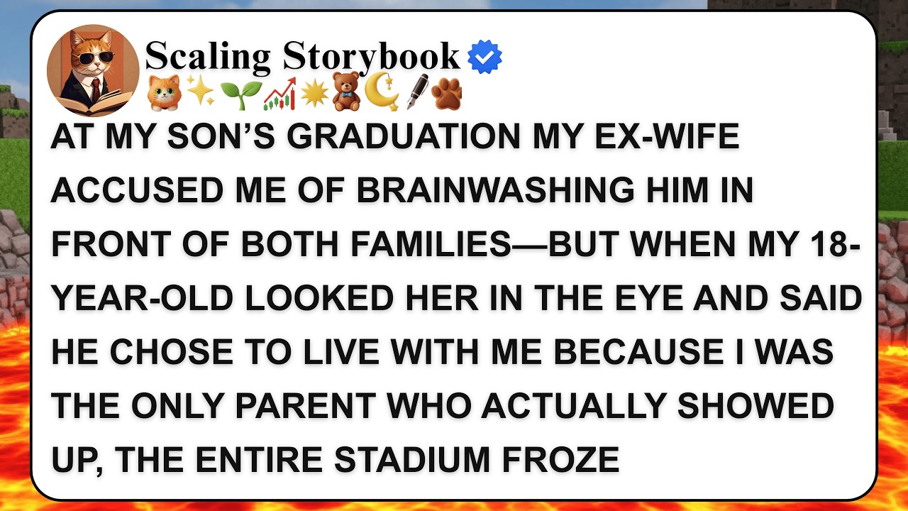 AT MY SON’S GRADUATION MY EX-WIFE ACCUSED ME OF BRAINWASHING HIM IN FRONT OF BOTH FAMILIES—BUT WHEN
