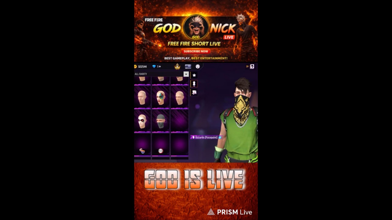 FREE FIRE LIVE NOW GOD IS LIVE🔥