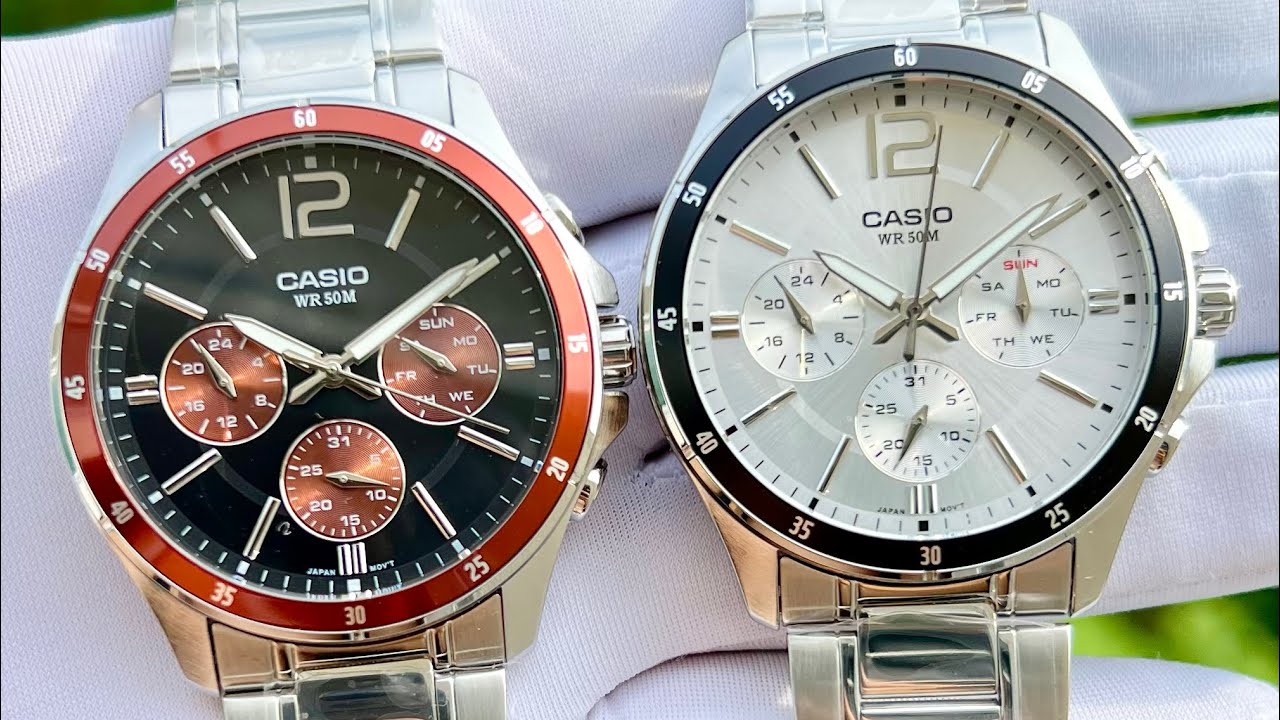 Casio 6 kim hiển thị 3 ô lịch #MTP-1374D 0937508840 