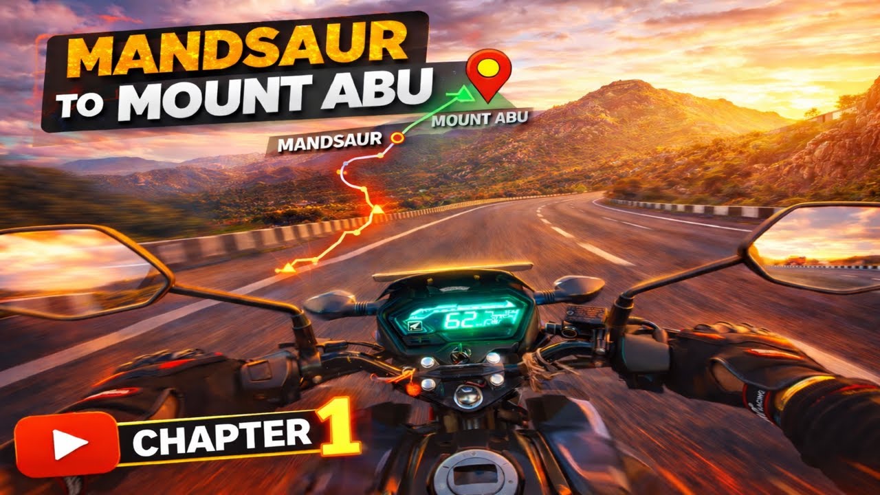 Scary Moment on Mandsaur–Mount Abu Road 😨 | Accident Caught on Ride