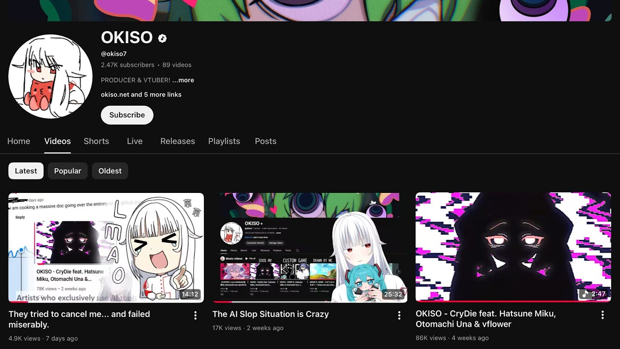 OKISO: The “Vocaloid Producer” That Used AI… And Lied About It.