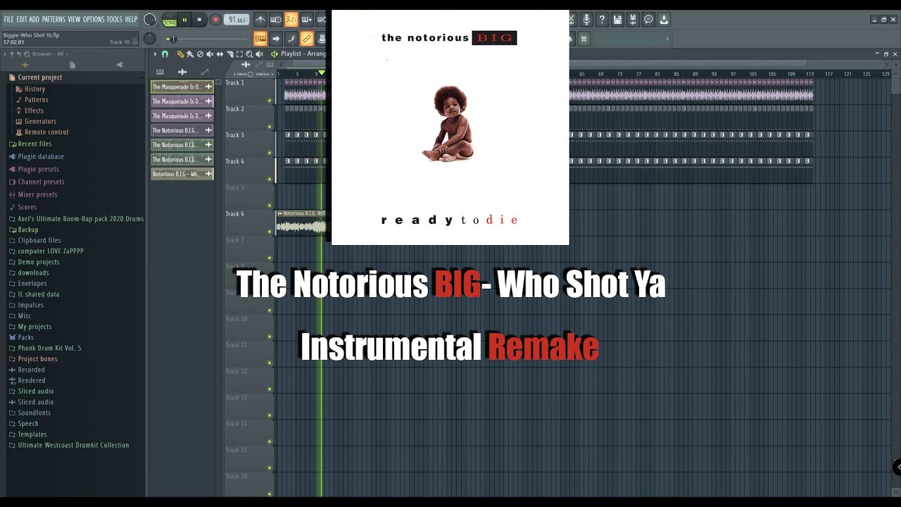 The Notorious B.I.G. - Who Shot Ya? Intrumental Remake Fl Studio