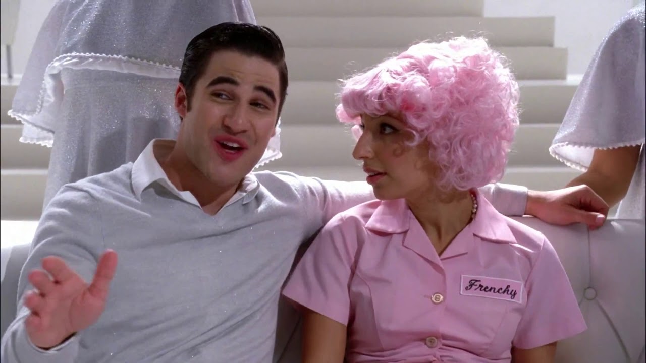 Glee - Beauty School Dropout full performance HD (Official Music Video)