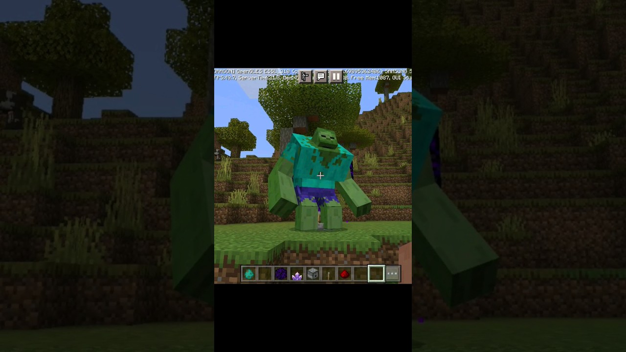 🔥How to summon mutant zombie in minecraft #shorts #minecraftshorts