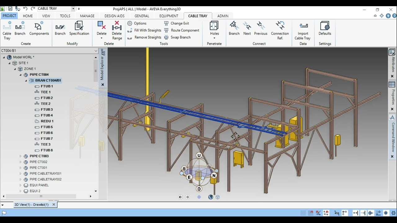 E3d-Cable Tray Modelling-2