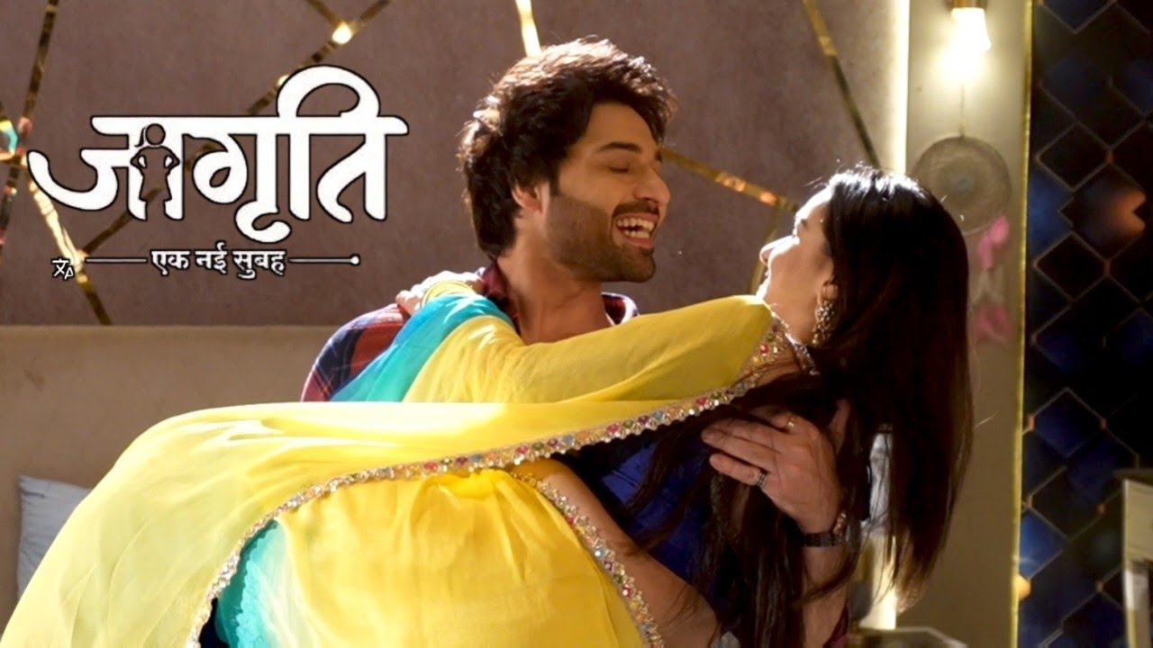 Jagriti:- suraj aur Jagriti aaye romentic love 😘 mood me #todaysepisode