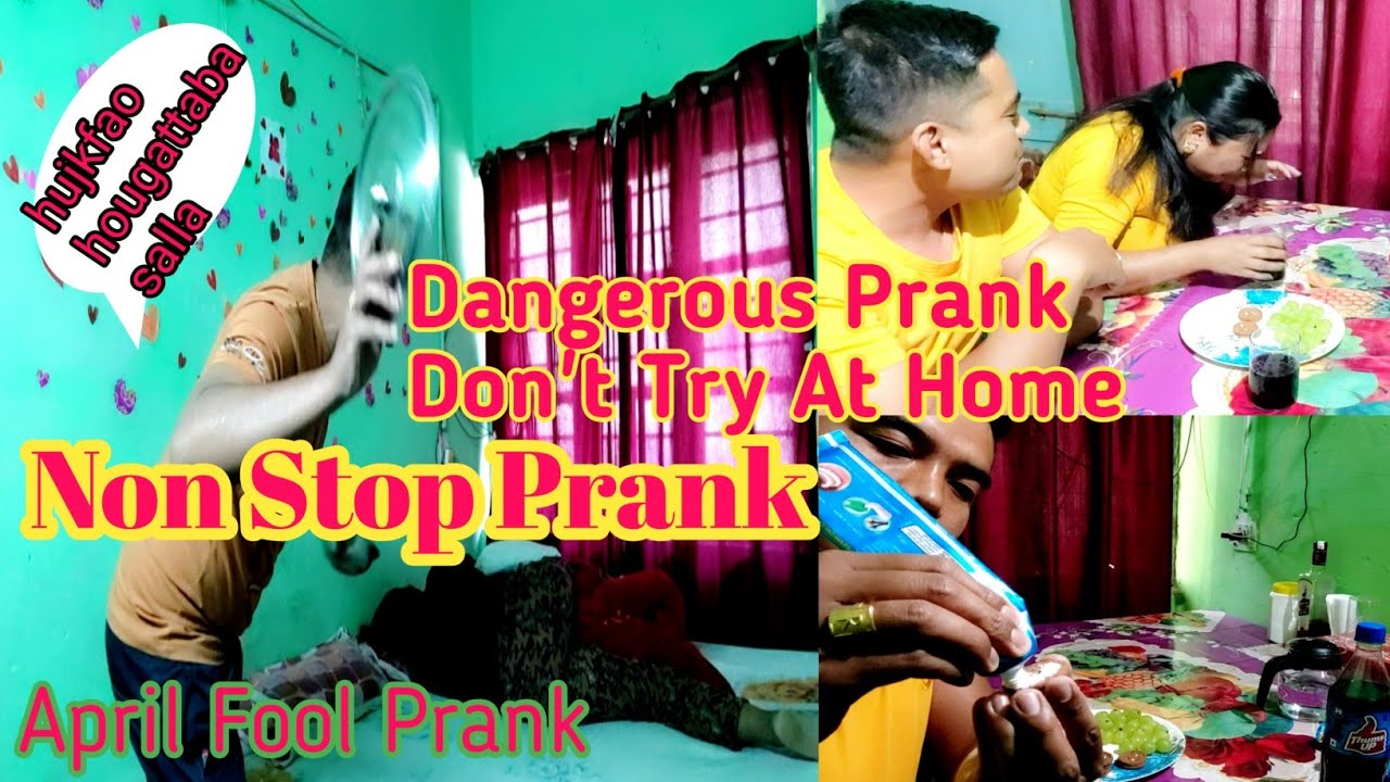 April Fool Prank/Dangerous Prank Don't Try At Home/Non Stop Prank On Wife #rj_couple