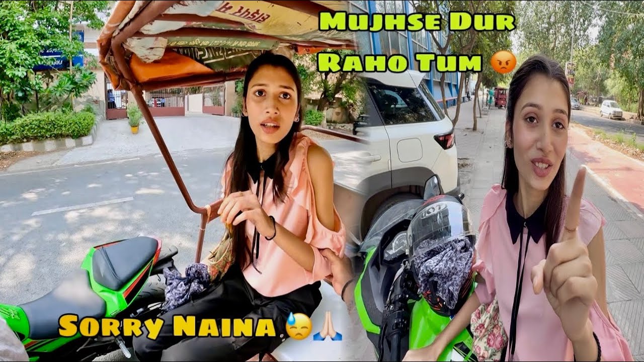 Naina Se Bol Diya Sorry 😓 | She Angry On Me 😰 | Ayaan Shaikh | #vlog