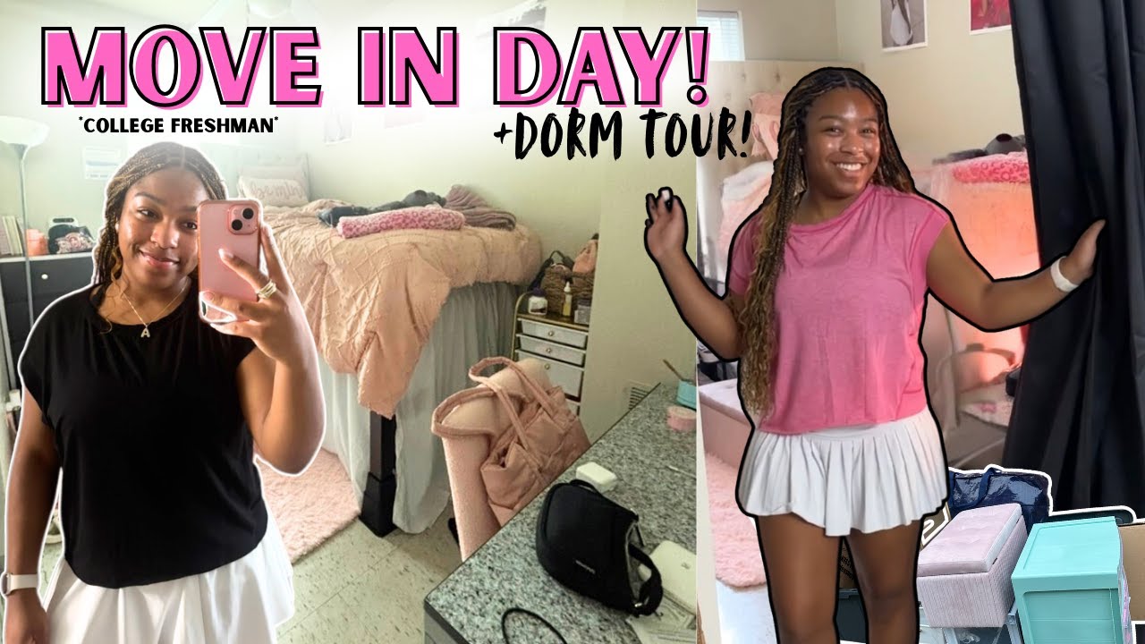CAU Move-In Day Vlog + Dorm Tour 2025 🏡 | Alexis Mariah