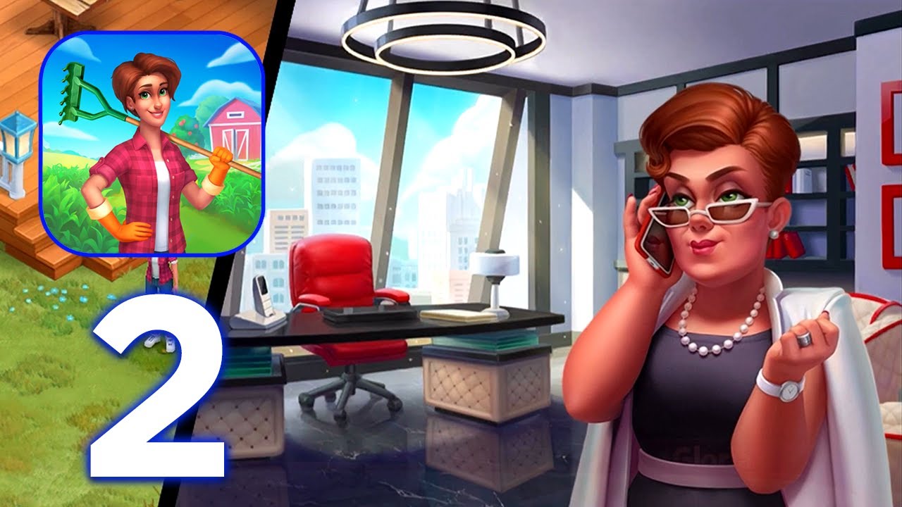 Farmscapes - Restore a farm & solve puzzles Gameplay Day 1 - Part 2 (iOS, Android)