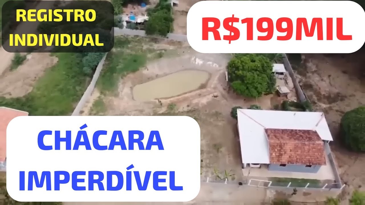 *indisponivel*CHÁCARA IMPERDÍVEL ESCRITURA E REGISTRO EM IBAITI-PR R$199MIL