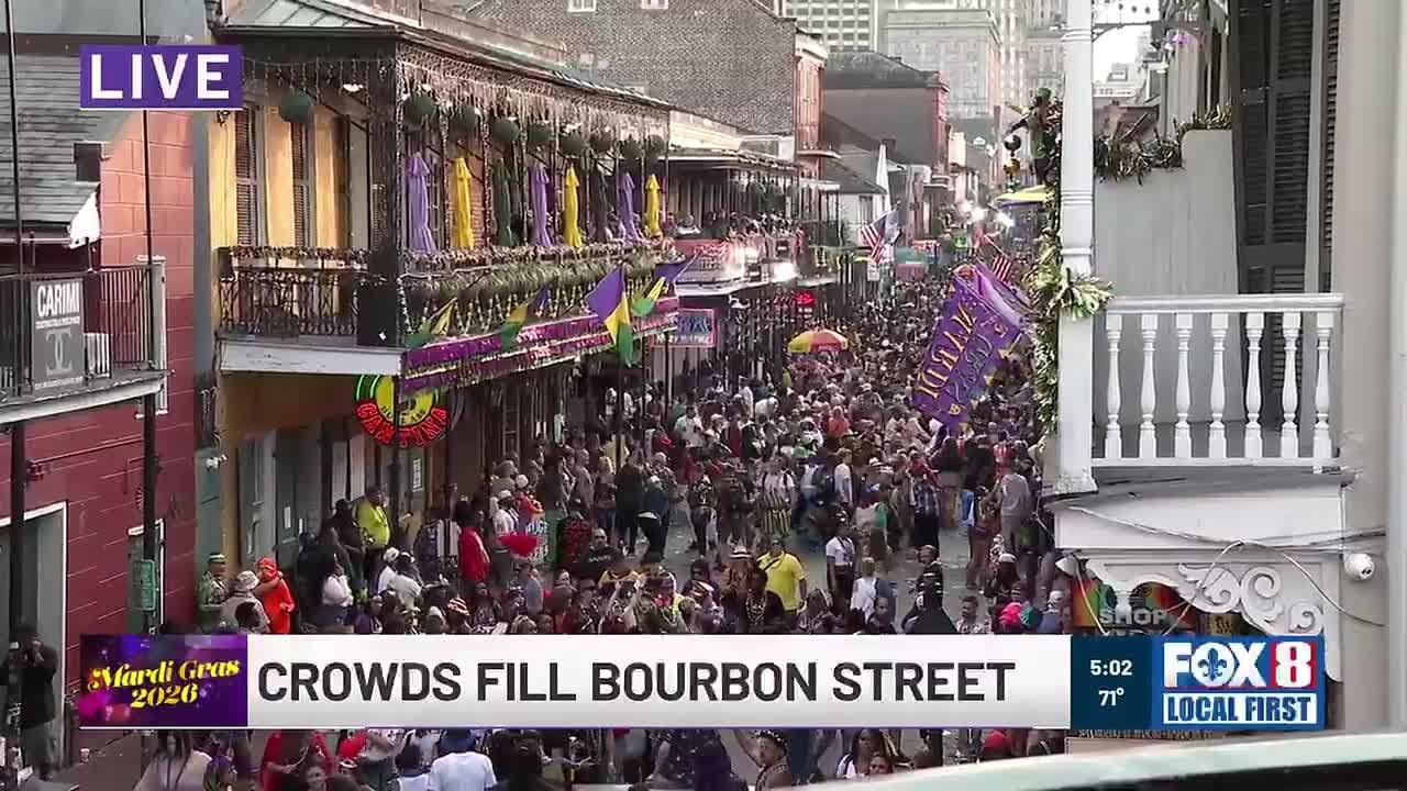 And the party continues on Bourbon Street