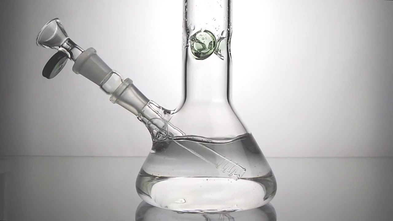 Beaker Glass Water Bong New Design with Bowl Lip