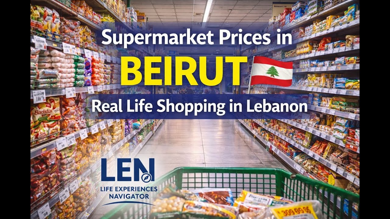 Food Prices in Lebanon 🇱🇧 | Supermarket Walk in Beirut 🛒