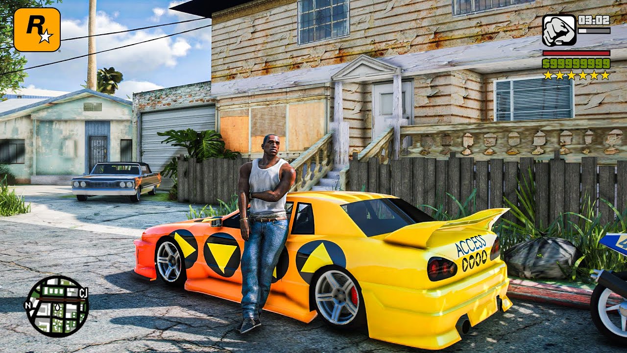 GTA San Andreas Remake™ - 2023 Amazing Gameplay Concept of GTA SA on Unreal Engine 5 / GTA 5 PC Mods