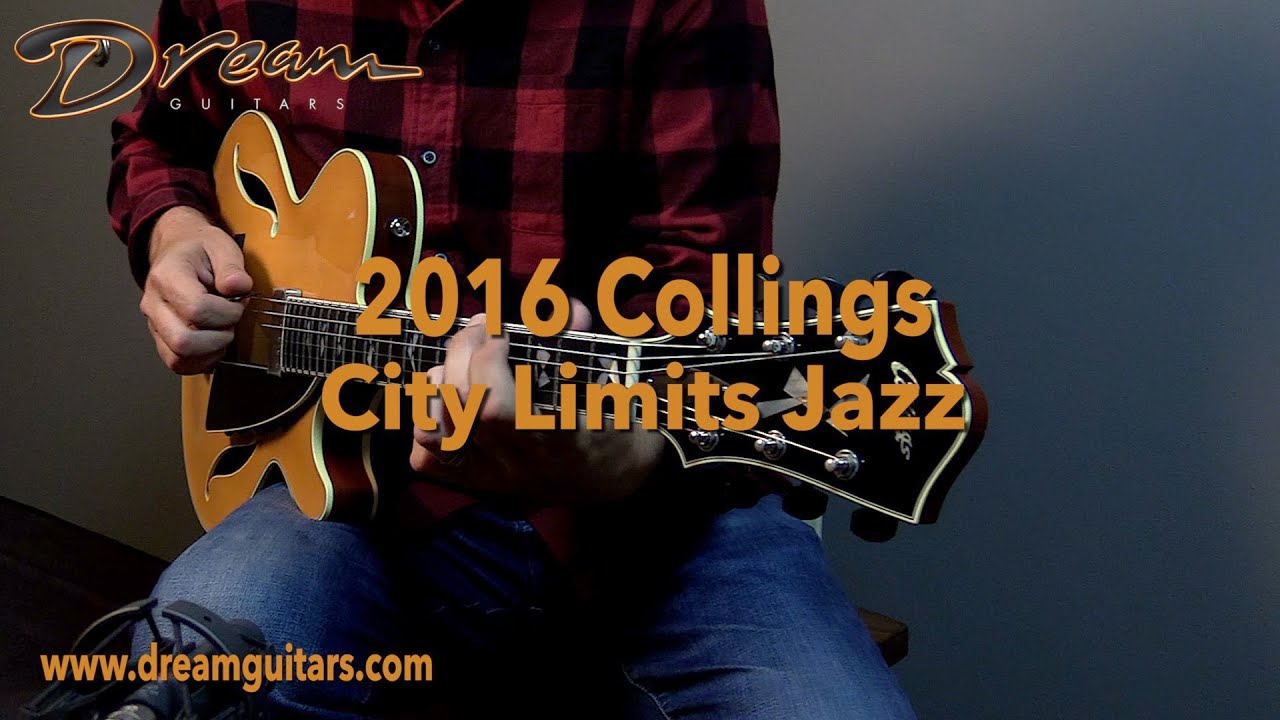 2016 Collings City Limits Jazz, Honduran Mahogany & Spruce