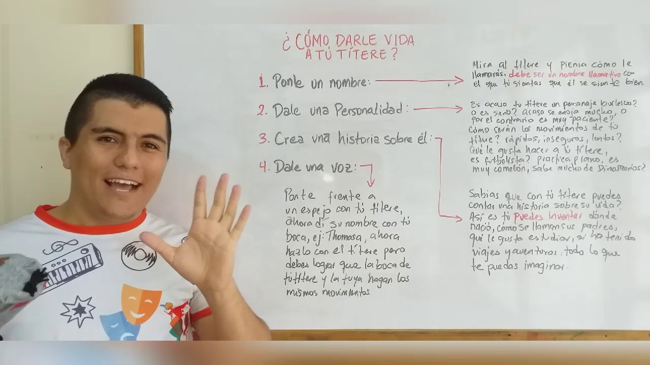 2DO TALLER DE TÍTERES PARA NIÑOS ¿CÓMO DARLE VOZ A TÚ TÍTERE? ESCUELA NACIONAL DE TEATRO MUSICAL