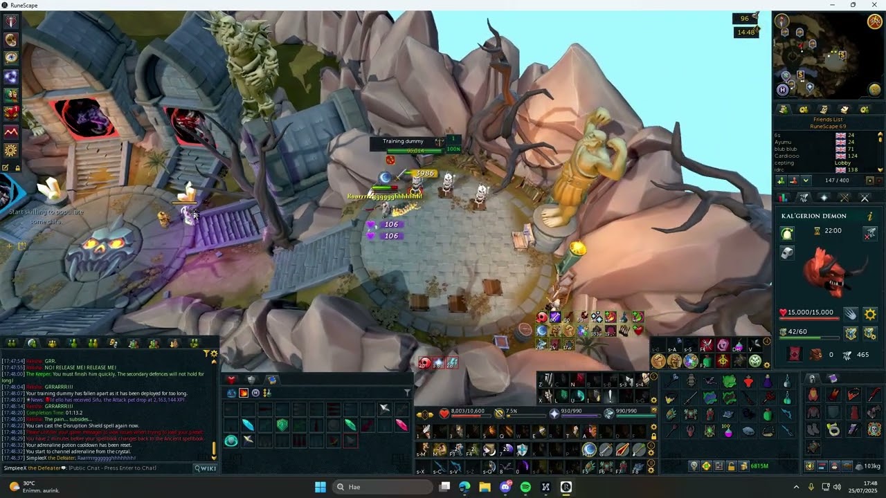 Melee/Mage raksha GM b2b2b2b2b kills