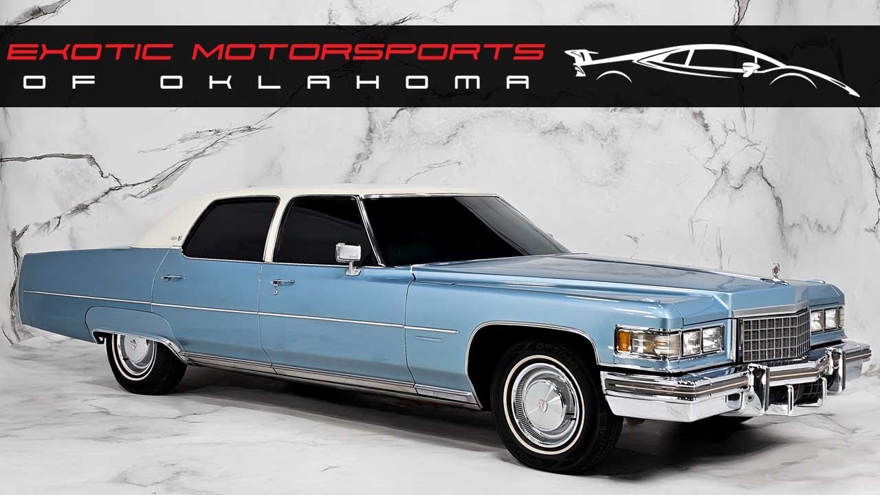 C1594 1976 CADILLAC FLEETWOOD For Sale - Walkaround - POV - Driving - Clean - mint