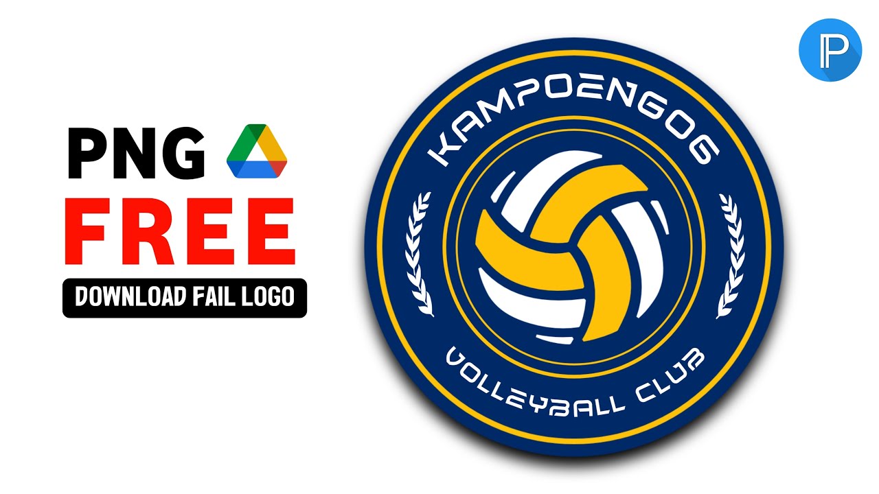 Desain logo Volleyball club simpel dan elgan || cara membuat logo Volleyball club
