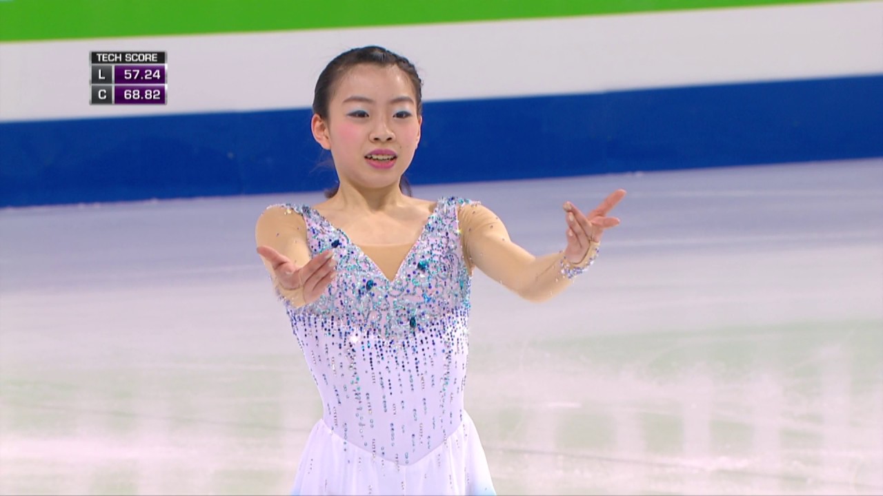 2016 ISU Junior Grand Prix Final - Marseille - Ladies Free - Rika KIHIRA JPN