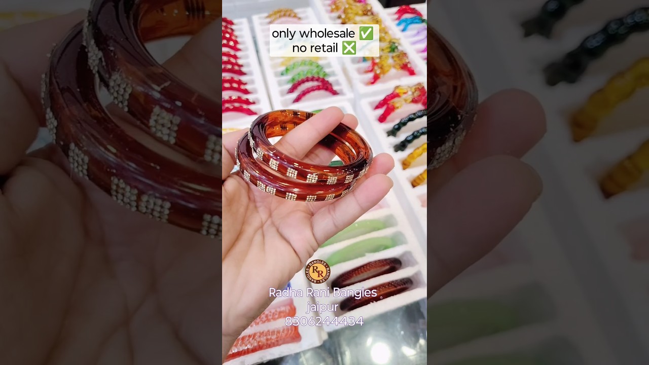 BANGLES WHOLESALE MARKET IN JAIPUR || GLASS BANGLES COLLECTION