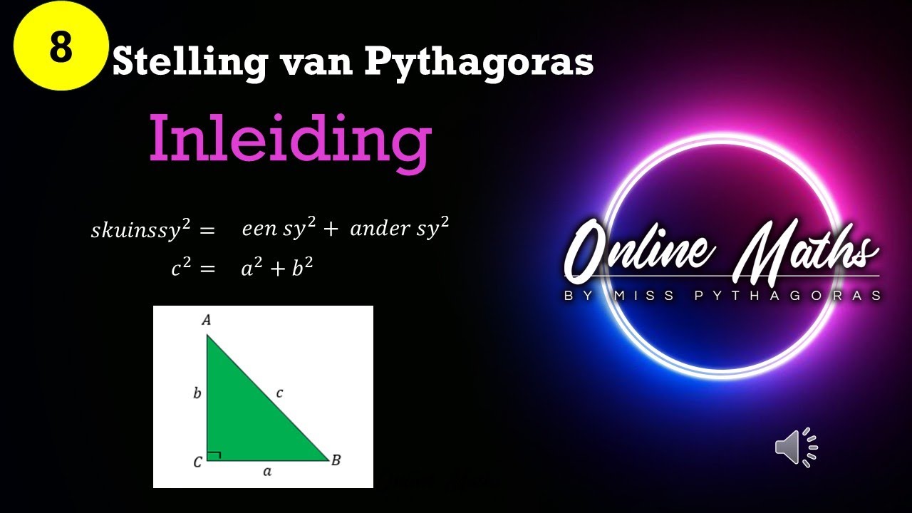 Stelling van Pythagoras Graad8 Les1 Wat is die Stelling van Pythagoras?