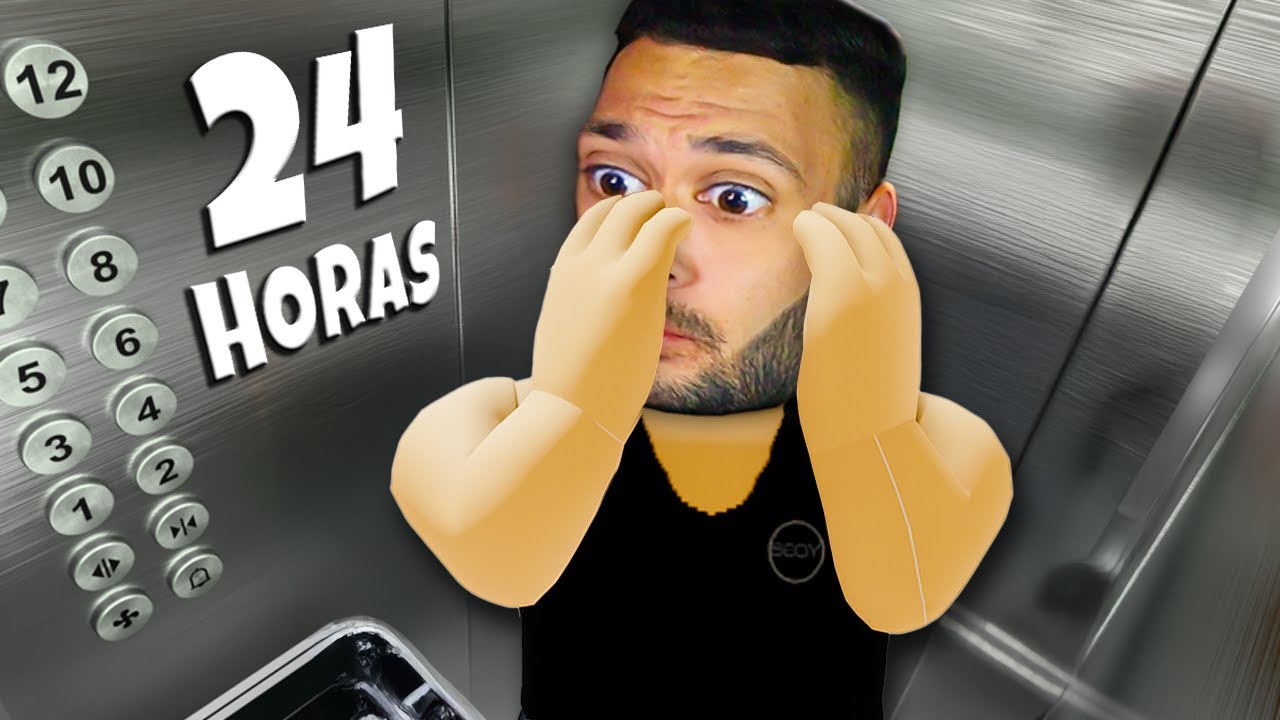 GQ FICOU 24 HORAS VIVENDO no ELEVADOR