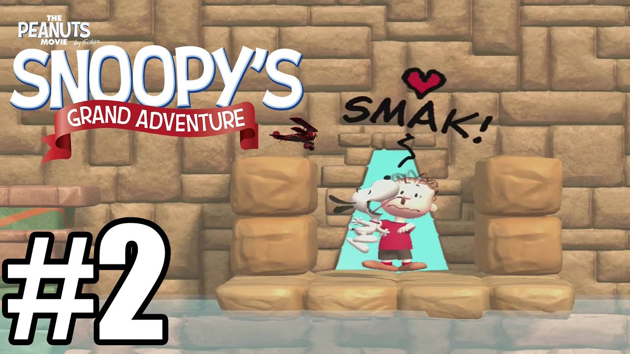 The Peanuts Movie : Snoopy's Grand Adventure - Gameplay Walkthrough Part 2 - World 2 [ HD ]