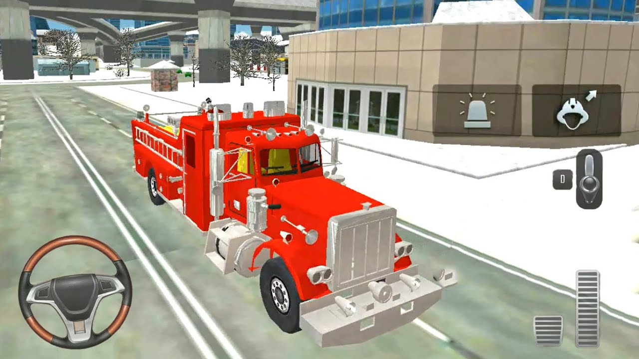 Fire Truck Rescue Simulator #5 - Firefighter Rescue Game - Android Gameplay FHD