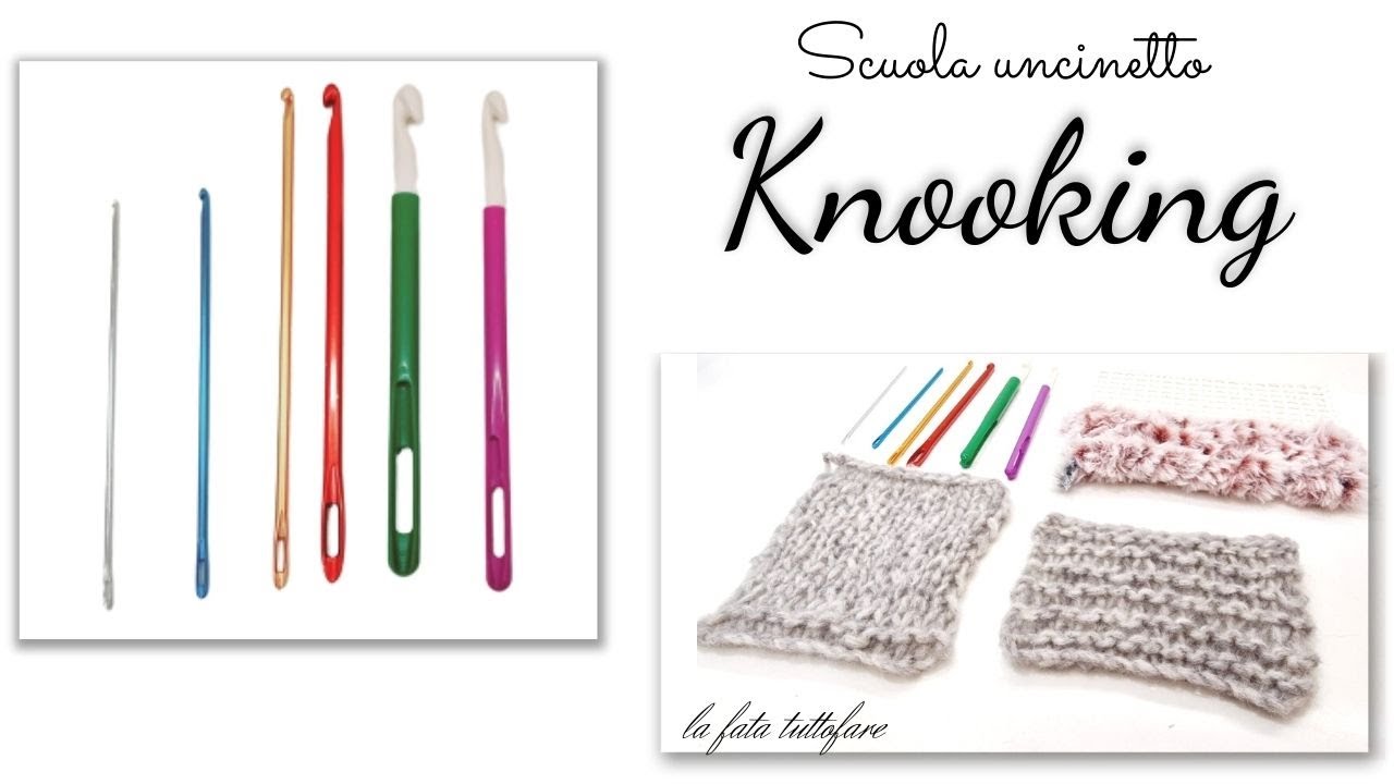 Quanto ne sai? Scuola uncinetto: Knooking