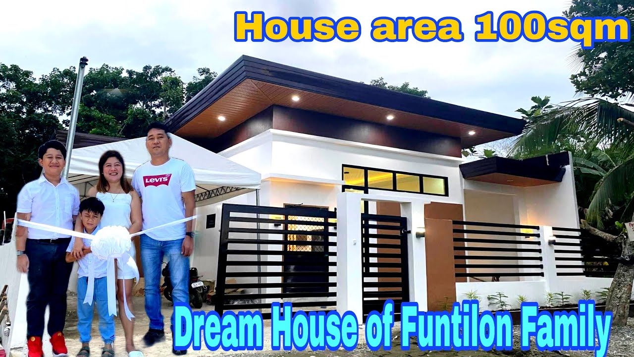 Modern Bungalow house with Canopy Ganito pala dapat Congrats to the owner
