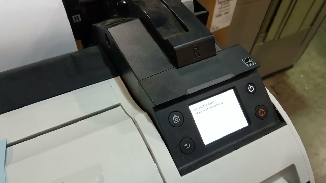 Canon TM series,  can't detect paper error.
