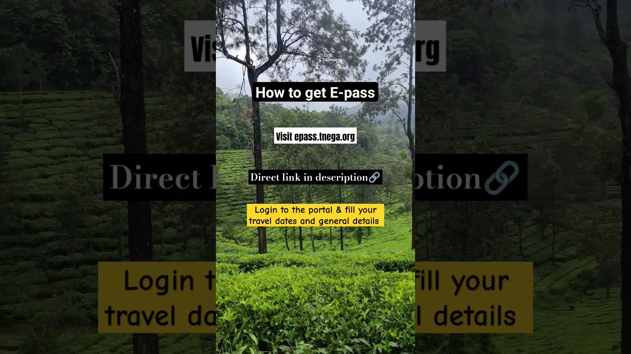 Easy Process to apply E-pass for Ooty & Kodaikanal| Ooty places must visit| Kodaikanal places to see