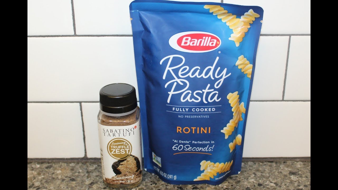 Sabatino Tartufi Truffle Zest Seasoning & Barilla Rotini Ready Pasta Review