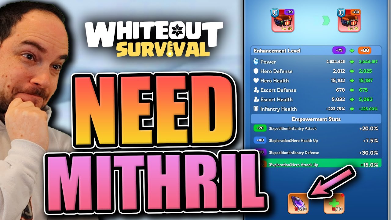 Where to get Mithril? [how to empower her gear now that Kasia is gone] Whiteout Survival