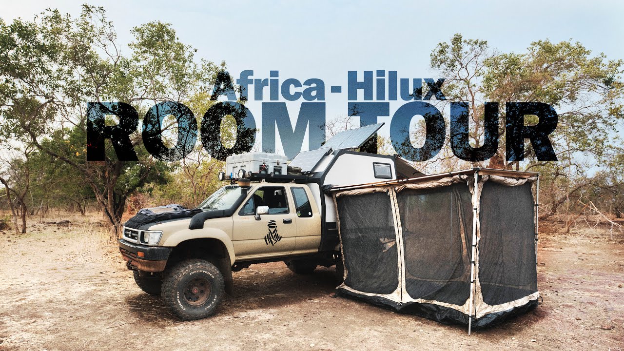Perfect Africa Expedition Vehicle? Room Tour Toyota Hilux - Camper Setup | Overlanding Africa - ep28