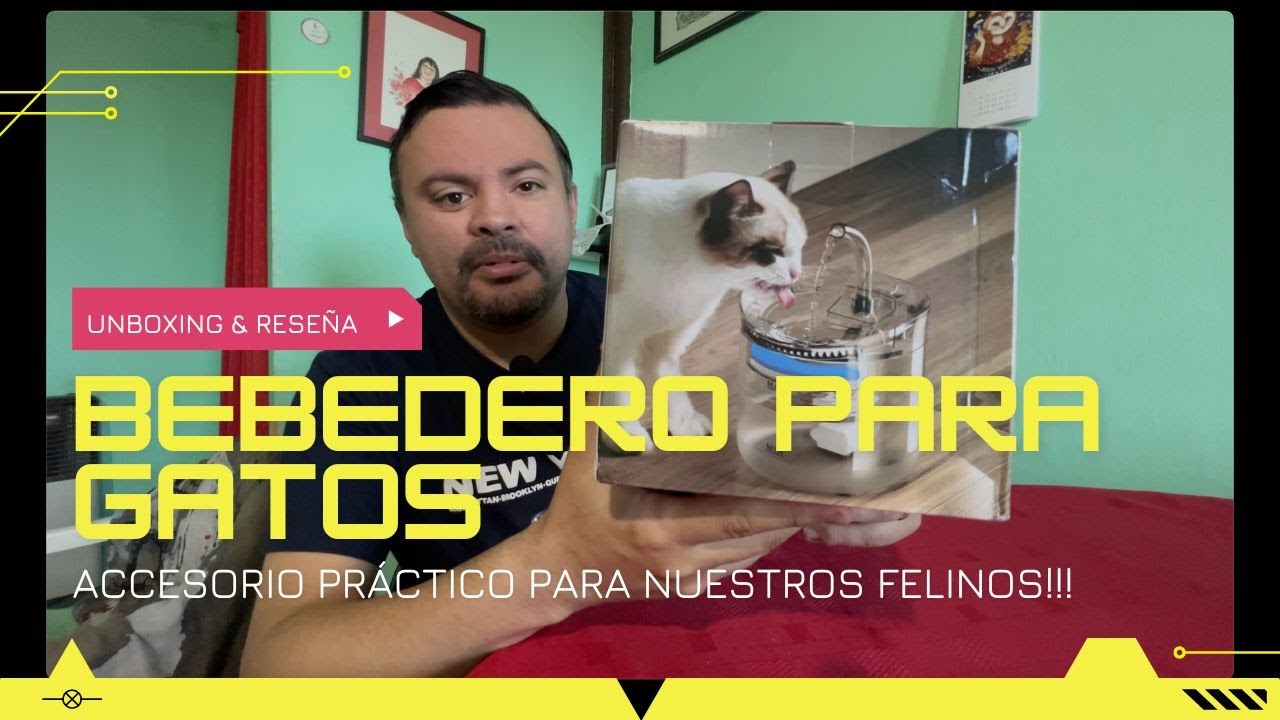 UNBOXING Y RESEÑA BEBEDERO PARA GATOS GADNIC!!!