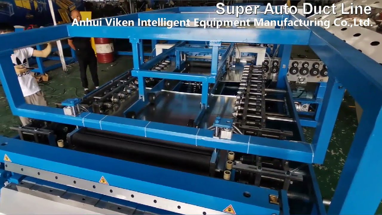 Full-automatic rectangular air auto duct line 8
