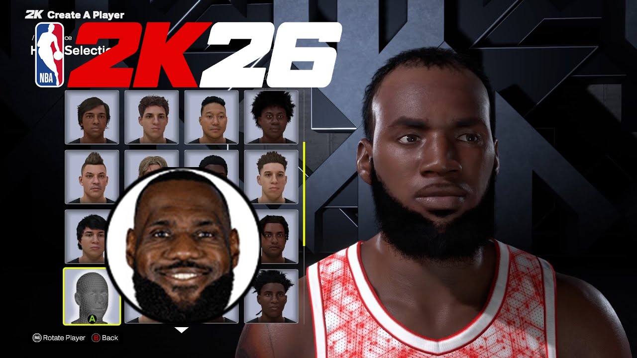 NBA 2K26 | LeBron James Face Creation